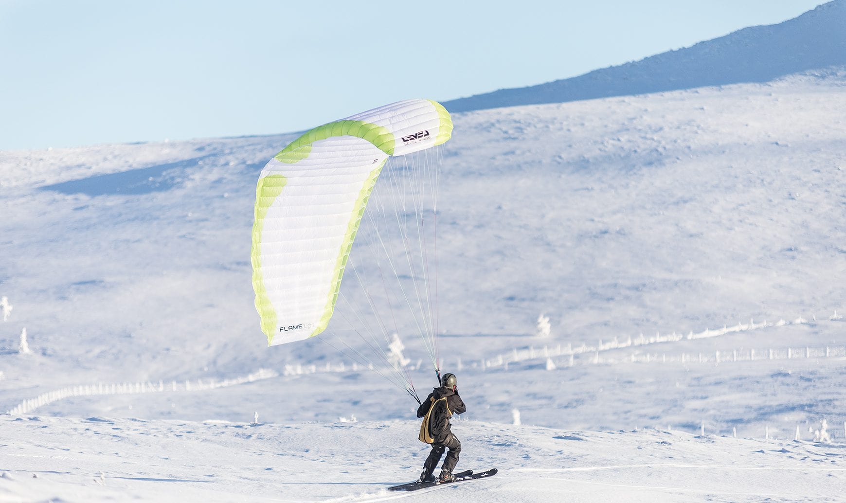 speedriding-pallas-nature-kiteweek-lapland